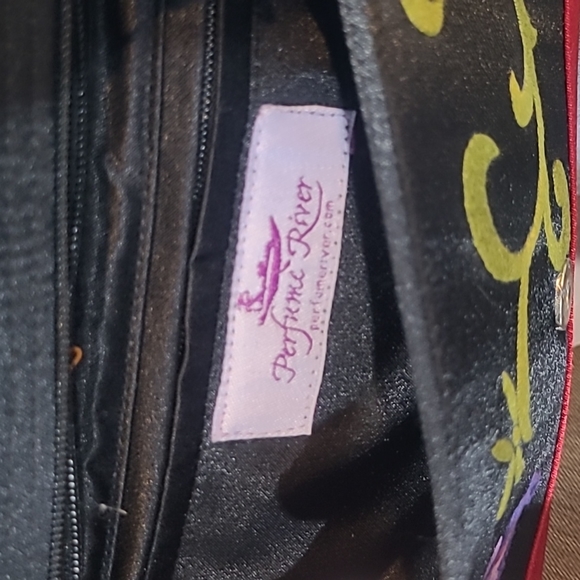 Perfume River Embroidered Foldover Clutch - Picture 4 of 5